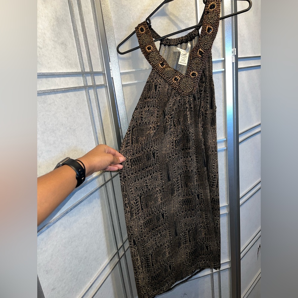Brown & Black Max Studio Dress